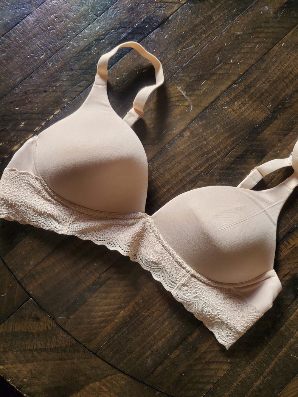 Warner's Nude Lace-Band T-Shirt Bra